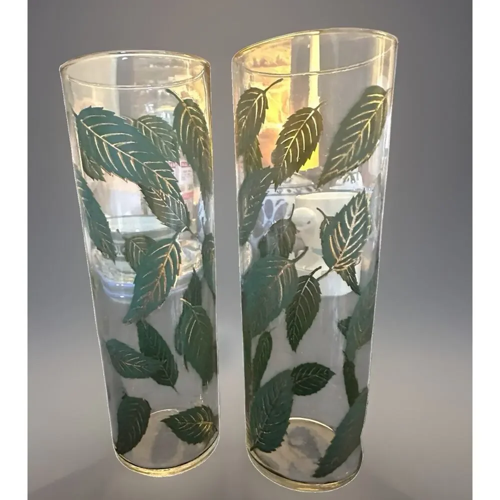 Vintage MCM Set of 2 Corning Beverage Ware 